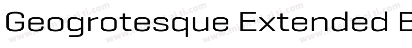 Geogrotesque Extended Bold字体转换